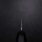 Gyuto White Steel #3 Mirror Honyaki Buffalo Ebony Handle-[Musashi]-[Japanese-Kitchen-Knives]