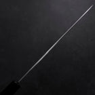 Gyuto White Steel #3 Mirror Honyaki Buffalo Ebony Handle-[Musashi]-[Japanese-Kitchen-Knives]