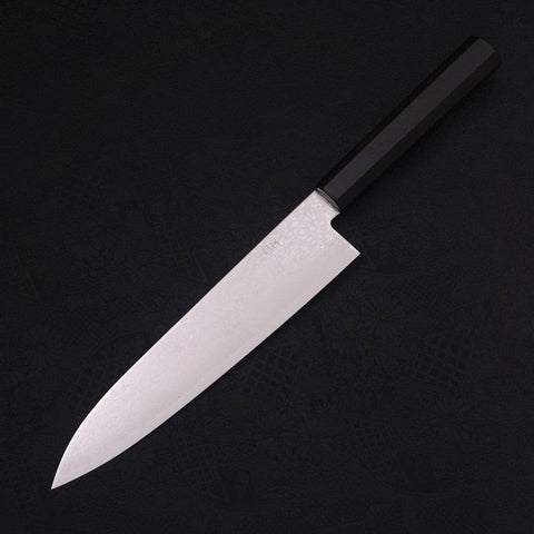 Gyuto ZA-18 Damascus Buffalo Ebony Handle 210mm