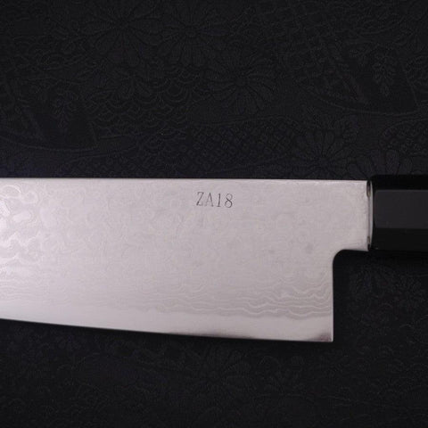 Gyuto ZA-18 Damascus Buffalo Ebony Handle 210mm