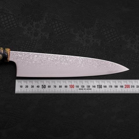 Gyuto ZA-18 Damascus Ceramics Dragon Handle 210mm (8.3”)