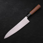 Gyuto ZDP-189 Polished Buffalo Teak Handle 210mm-[Musashi]-[Japanese-Kitchen-Knives]