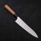 Gyuto ZDP-189 Polished Buffalo Teak Handle 210mm-[Musashi]-[Japanese-Kitchen-Knives]