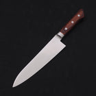 Gyuto knife AUS-8 Polished Western Mahogany Handle 180mm-[Musashi]-[Japanese-Kitchen-Knives]