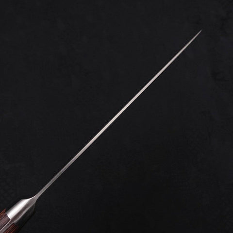 Gyuto knife AUS-8 Polished Western Mahogany Handle 180mm-[Musashi]-[Japanese-Kitchen-Knives]