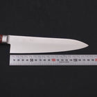 Gyuto knife AUS-8 Polished Western Mahogany Handle 180mm-[Musashi]-[Japanese-Kitchen-Knives]