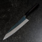 Funayuki Blue Steel #2 Kurouchi Buffalo Ebony Handle 210mm (8.3”)-[Musashi]-[Japanese-Kitchen-Knives]