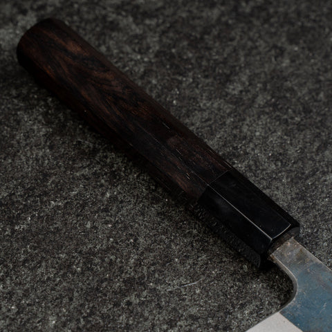Funayuki Blue Steel #2 Kurouchi Buffalo Ebony Handle 210mm (8.3”)-[Musashi]-[Japanese-Kitchen-Knives]