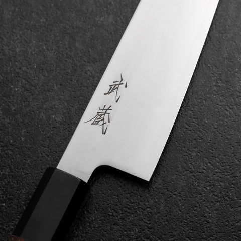 Kiritsuke Gyuto SLD Espejo Mango de Búfalo Nogal 205mm