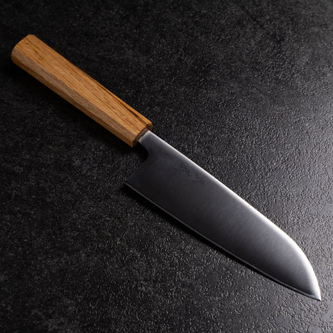 Santoku AUS-8 Polished Oak Handle 165 mm