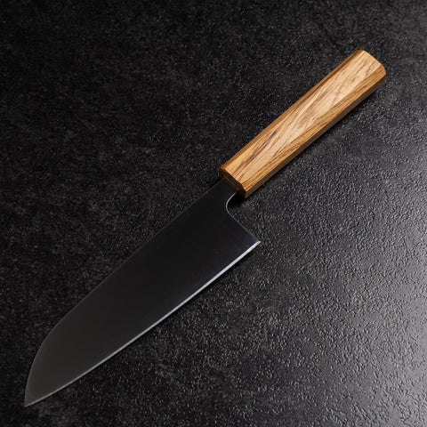 Santoku AUS-8 Polished Oak Handle 165 mm