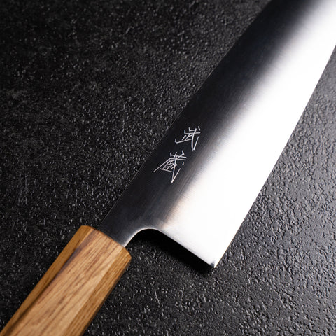 Santoku AUS-8 Polished Oak Handle 165 mm