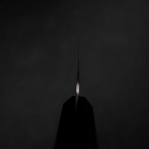 Santoku VG-10 Tsuchime Mango de Ébano con Cuerno de Búfalo 165mm