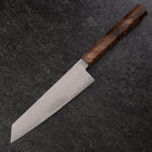 Bunka VG-10 Damascus Brown Birch Handle 180mm (7”)-[Musashi]-[Japanese-Kitchen-Knives]