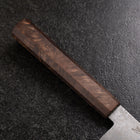 Bunka VG-10 Damascus Brown Birch Handle 180mm (7”)-[Musashi]-[Japanese-Kitchen-Knives]