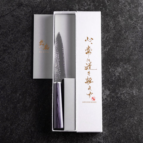 Petty VG-10 Tsuchime Mango Ovalado Morado 120mm