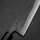 Hakata Blue Steel #2 Kurouchi Buffalo Ebony Handle 165mm-[Musashi]-[Japanese-Kitchen-Knives]