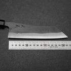 Hakata Blue Steel #2 Kurouchi Buffalo Ebony Handle 165mm-[Musashi]-[Japanese-Kitchen-Knives]