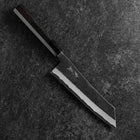 Hakata Blue Steel #2 Kurouchi Buffalo Ebony Handle 180mm-[Musashi]-[Japanese-Kitchen-Knives]