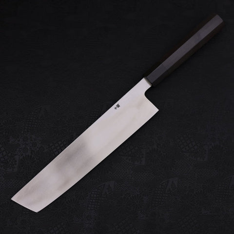 Hamokiri(Honekiri) Blue Steel #2 Kasumi Buffalo Ebony Handle 270mm-[Musashi]-[Japanese-Kitchen-Knives]