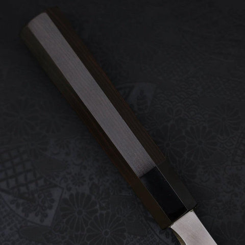 Hamokiri(Honekiri) Blue Steel #2 Kasumi Buffalo Ebony Handle 270mm-[Musashi]-[Japanese-Kitchen-Knives]
