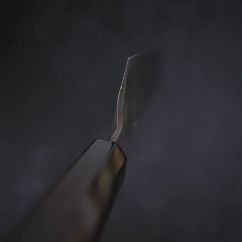 Hamokiri(Honekiri) Blue Steel #2 Kasumi Buffalo Ebony Handle 300mm-[Musashi]-[Japanese-Kitchen-Knives]