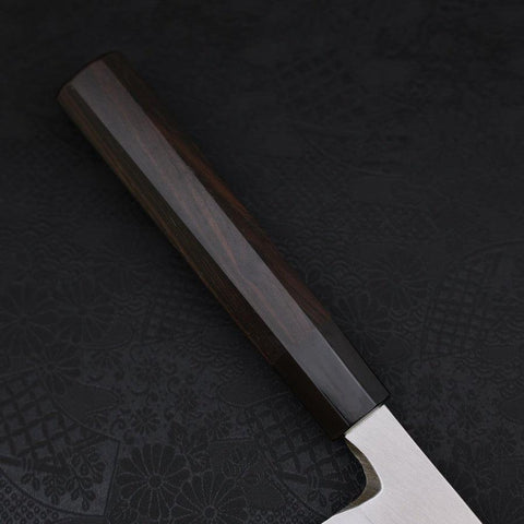 Hamokiri(Honekiri) Blue Steel #2 Kasumi Buffalo Ebony Handle 300mm-[Musashi]-[Japanese-Kitchen-Knives]