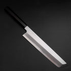 Hamokiri(Honekiri) White Steel #2 Kasumi Buffalo Ebony Handle 300mm-[Musashi]-[Japanese-Kitchen-Knives]