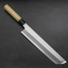 Hamokiri(Honekiri) White Steel #2 Kasumi Buffalo Magnolia Handle 300mm-[Musashi]-[Japanese-Kitchen-Knives]