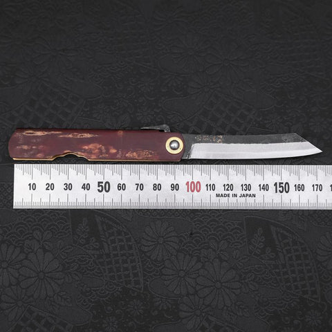 Higonokami Aogami 100mm Abedul