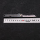 Higonokami Aogami 100mm Black Kurouchi Tsuchime (3.9”)-[Musashi]-[Japanese-Kitchen-Knives]