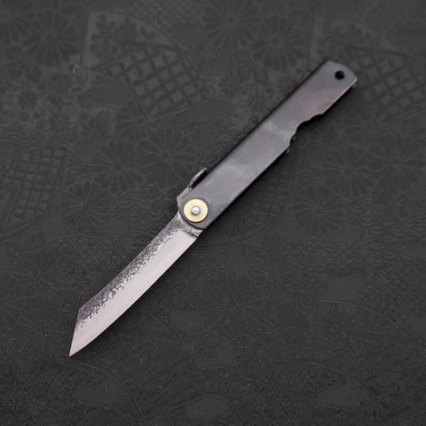 Higonokami Aogami 100mm Negro Kurouchi Tsuchime