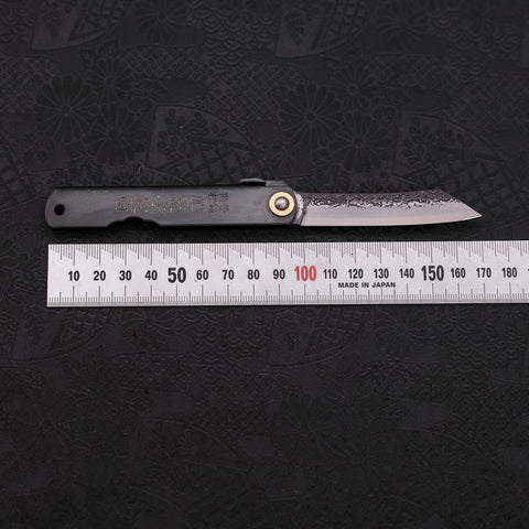 Higonokami Aogami 100mm Negro Kurouchi Tsuchime