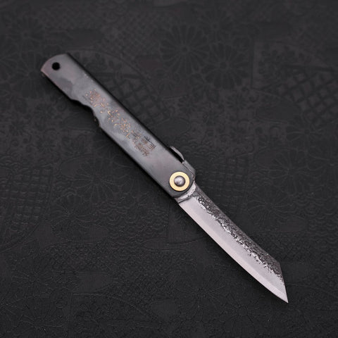 Higonokami Aogami 100mm Negro Kurouchi Tsuchime