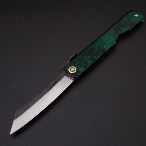 Higonokami Aogami 100mm Oro Jade