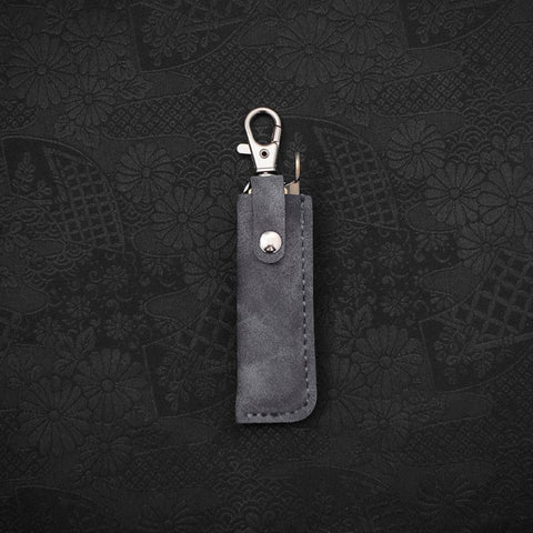 Higonokami Aogami 55mm With Blue Leather Pouch (2.2”)