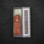 Higonokami Aogami 55mm With Brown Leather Pouch-[Musashi]-[Japanese-Kitchen-Knives]