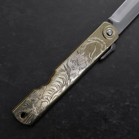 Higonokami Aogami Chokin Byakko 100mm (3.9”)-[Musashi]-[Japanese-Kitchen-Knives]
