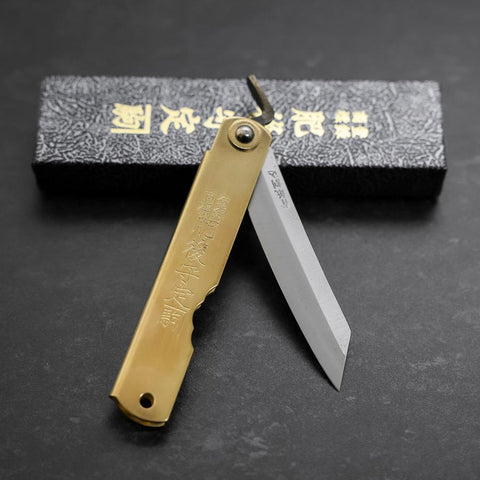 Higonokami Aogami Chokin Byakko 100mm (3.9”)-[Musashi]-[Japanese-Kitchen-Knives]