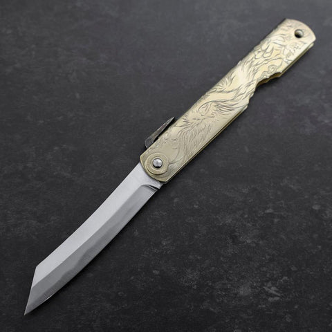 Higonokami Aogami Chokin Suzaku 100mm (3.9”)-[Musashi]-[Japanese-Kitchen-Knives]