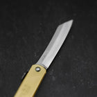 Higonokami Aogami Eto Tori 80mm Brass-[Musashi]-[Japanese-Kitchen-Knives]