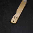 Higonokami Aogami Eto Tori 80mm Brass-[Musashi]-[Japanese-Kitchen-Knives]