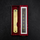 Higonokami Aogami Eto Tori 80mm Brass-[Musashi]-[Japanese-Kitchen-Knives]