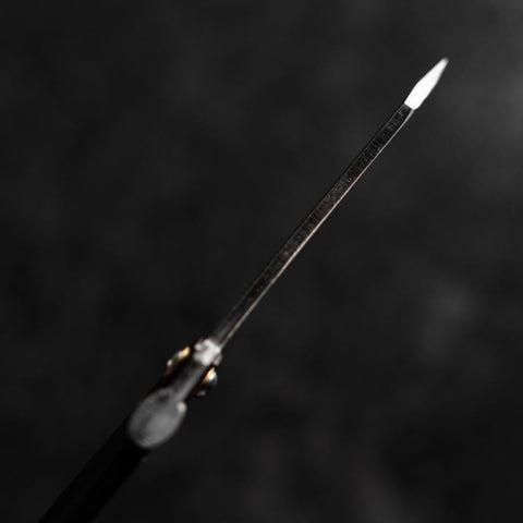 Higonokami Aogami Eto Usagi 80mm Black-[Musashi]-[Japanese-Kitchen-Knives]