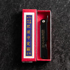 Higonokami Aogami Eto Usagi 80mm Black-[Musashi]-[Japanese-Kitchen-Knives]