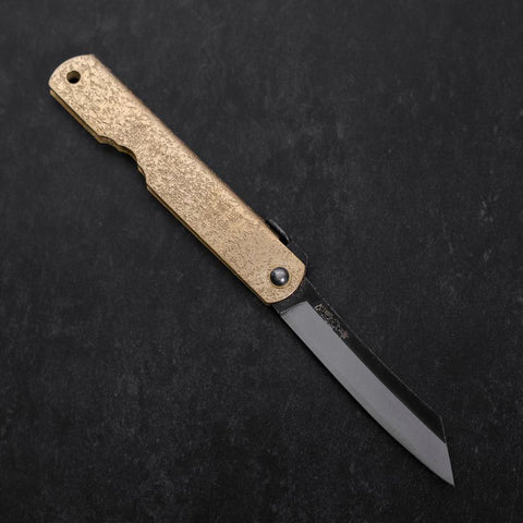 Higonokami Aogami Kurouchi 100mm Gold Bright (3.9”)