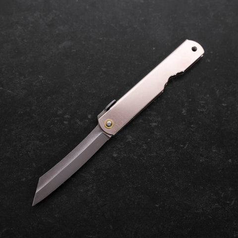 Higonokami Acero Macizo 100 mm Plateado