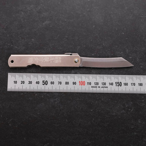 Higonokami Acero Macizo 100 mm Plateado