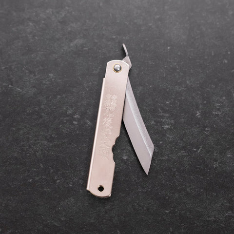 Higonokami Acero Macizo 100 mm Plateado