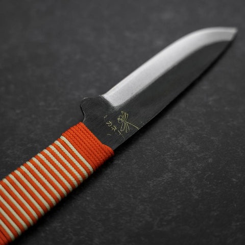 Higonokami Kogatana Type Kurouchi Aogami with Sheath 65mm-[Musashi]-[Japanese-Kitchen-Knives]